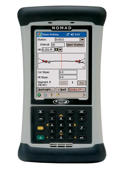 ������� ���������� Spectra Precision Nomad